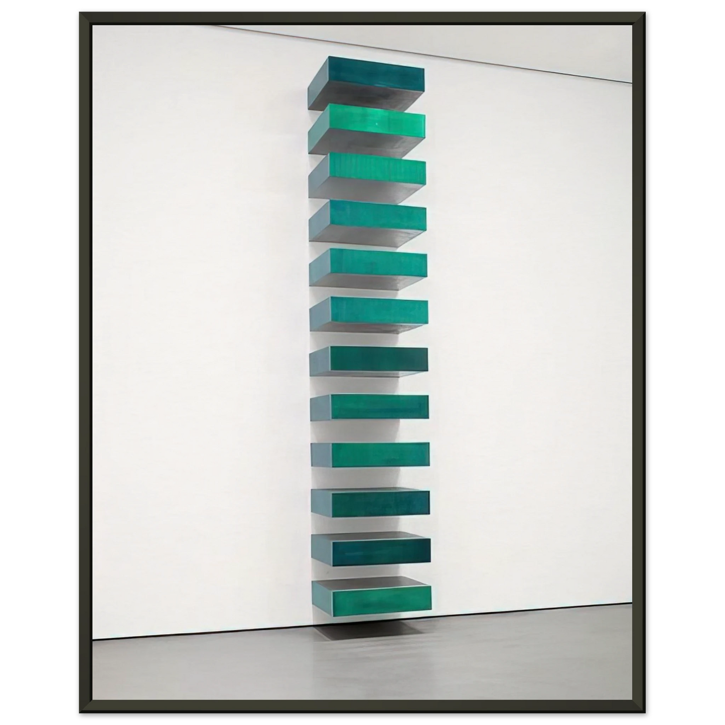 Donald Judd Untitled 1967 Framed Art Print - Aluminum Frame - 40x50 cm / 16x20 inches