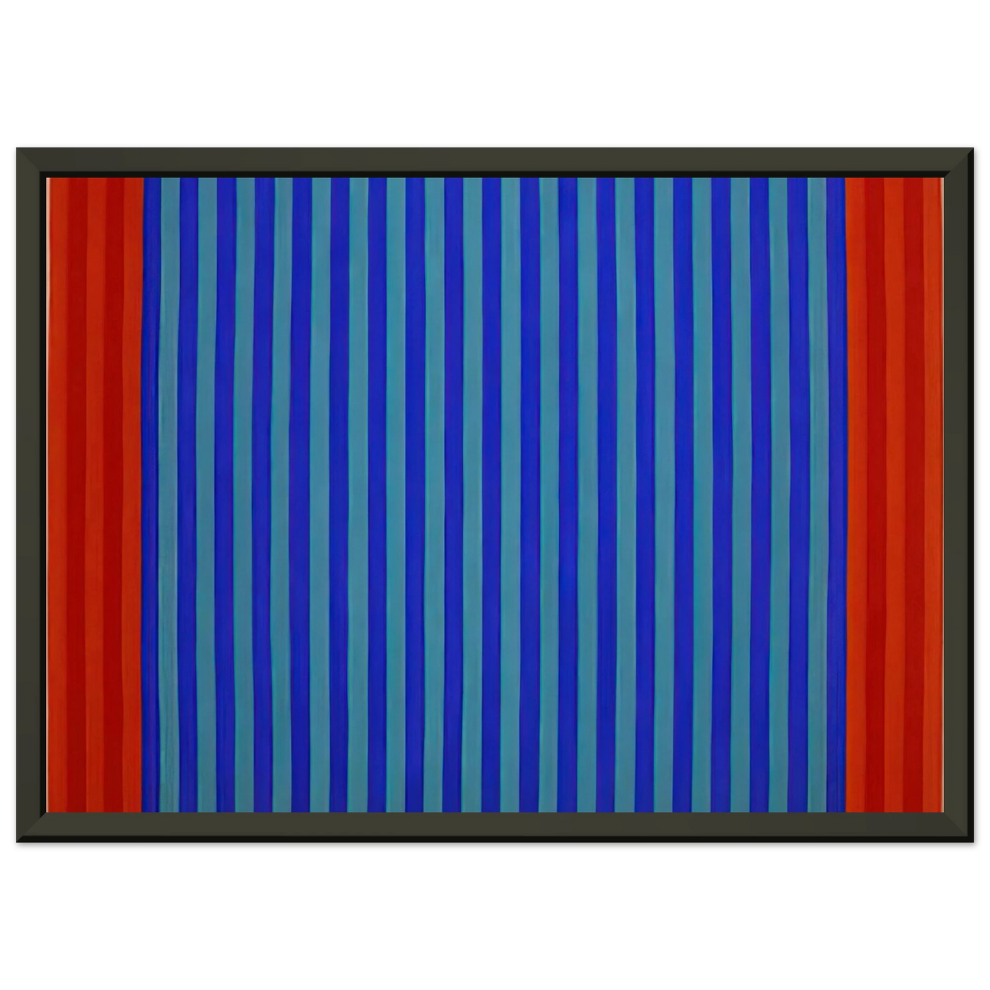 Gene Davis Untitled 1962 Framed Art Print - Aluminum Frame - 40x50 cm / 16x20 inches