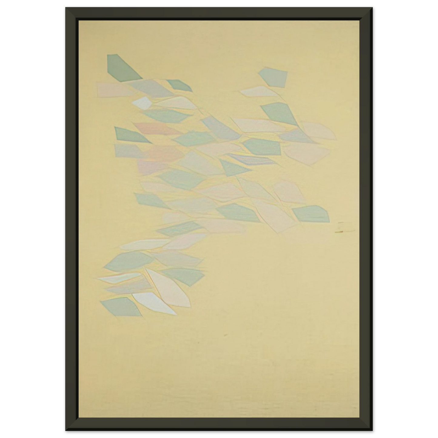 Robert Goodnough Relaxed Motion 1970 Framed Art Print - Aluminum Frame - 40x50 cm / 16x20 inches
