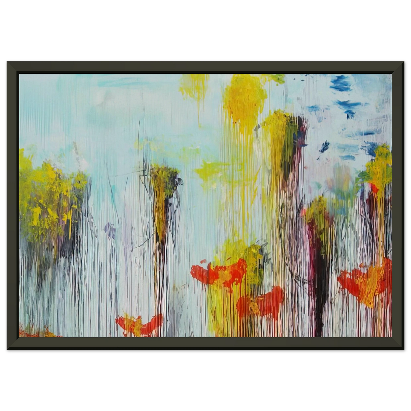 Cy Twombly Lepanto Part VII Framed Art Print - Aluminum Frame - 40x50 cm / 16x20 inches