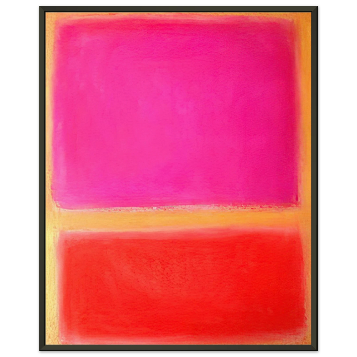 Helen Frankenthaler Untitled Color Field Painting Framed Art Print - Aluminum Frame - 40x50 cm / 16x20 inches