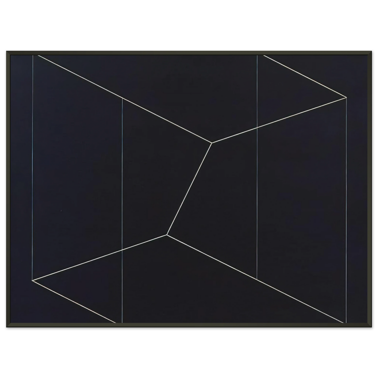 Josef Albers STRUCTURAL CONSTELLATION TO FERDINAND HODLER 1954 Framed Art Print - Aluminum Frame - 70x100 cm / 28x40 inches