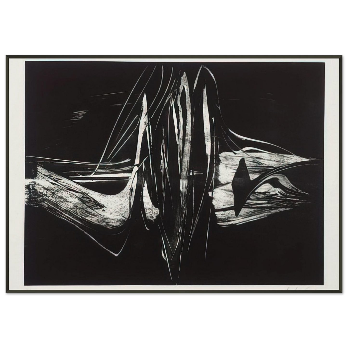 Karl Otto Gotz Untitled Framed Art Print - Aluminum Frame - 21x29.7 cm / 8x12"