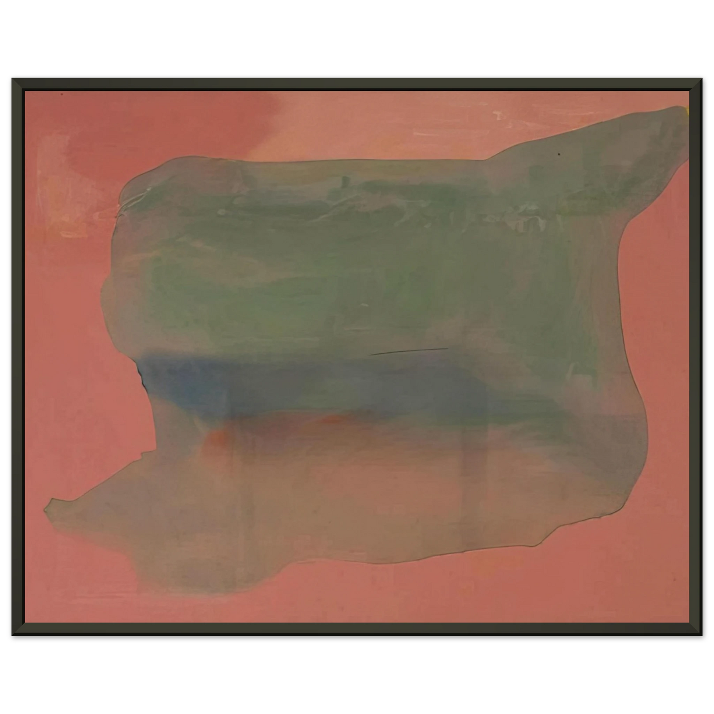 Helen Frankenthaler Yearning 1973 Framed Art Print - Aluminum Frame - 60x80 cm / 24x32 inches
