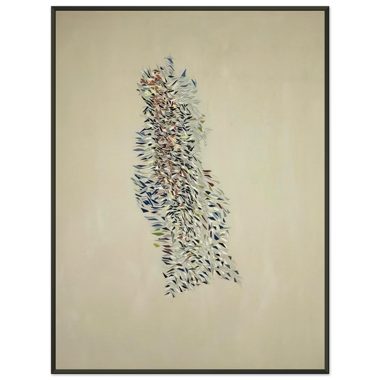 Robert Goodnough Process Development 1972 Framed Art Print - Aluminum Frame - 70x100 cm / 28x40 inches