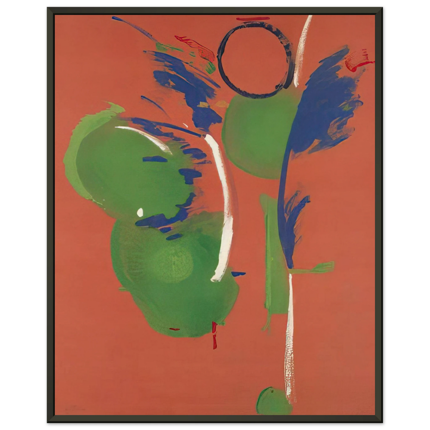 Helen Frankenthaler  Mary Mary  1987 Framed Art Print  - Aluminum Frame - 60x80 cm / 24x32 inches