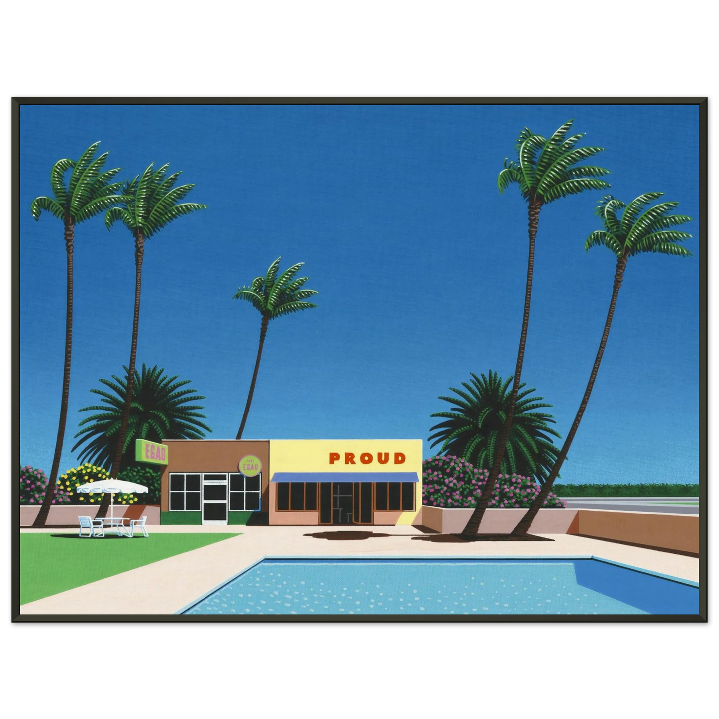 Hiroshi Nagai Proud Funk Framed Art Print - Aluminum Frame - 70x100 cm / 28x40 inches