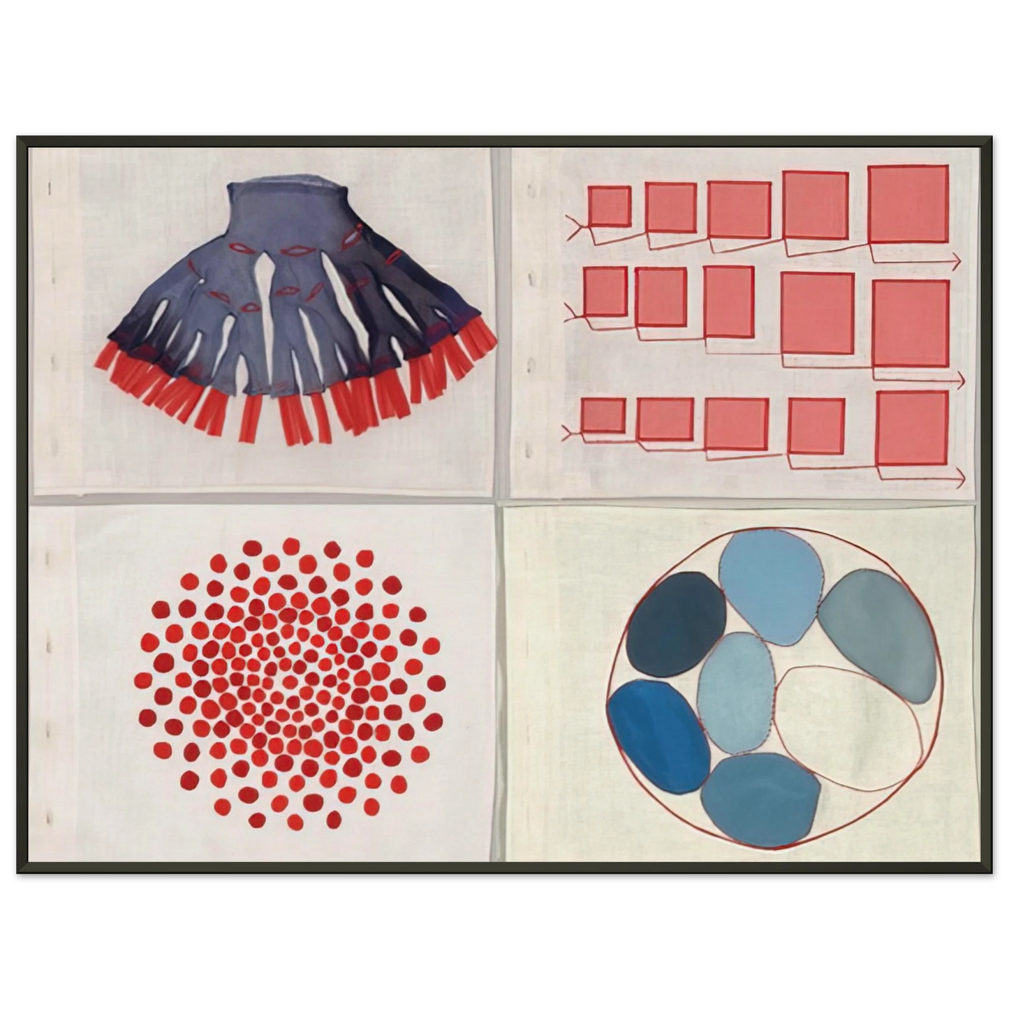 Louise Bourgeois UNTITLED 9 Framed Art Print - Aluminum Frame - 70x100 cm / 28x40 inches