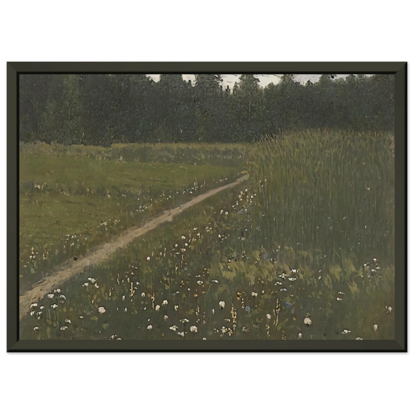 Arkhyp Kuindzhi Forest Glade Framed Art Print - Aluminum Frame - 40x50 cm / 16x20 inches