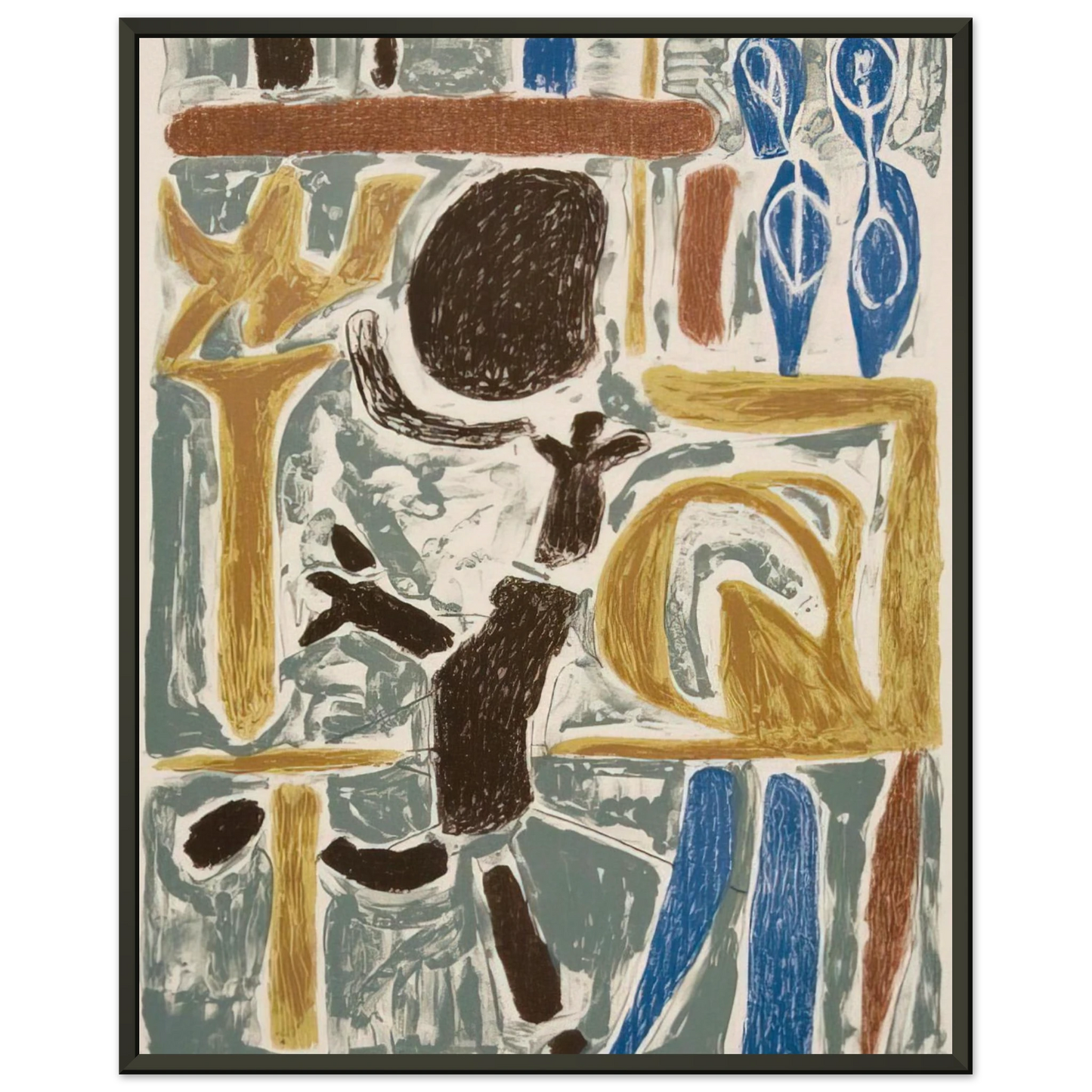 Will Barnet Celebration 2005 United States Framed Art Print - Aluminum Frame - 60x80 cm / 24x32 inches