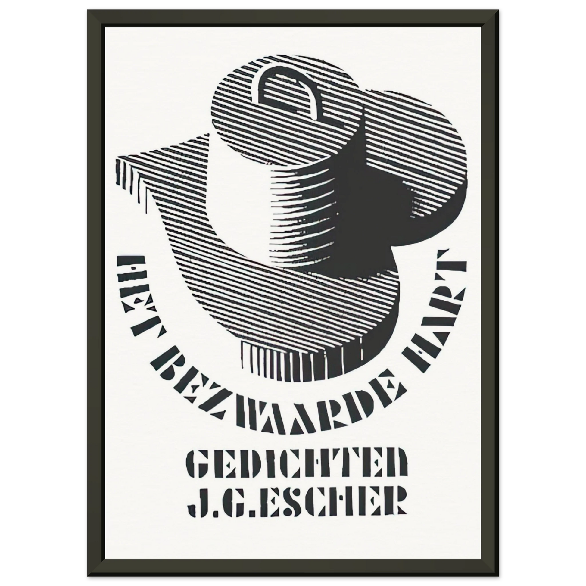 MC Escher  ESCHER 26 Framed Art Print  - Aluminum Frame - 70x100 cm / 28x40 inches
