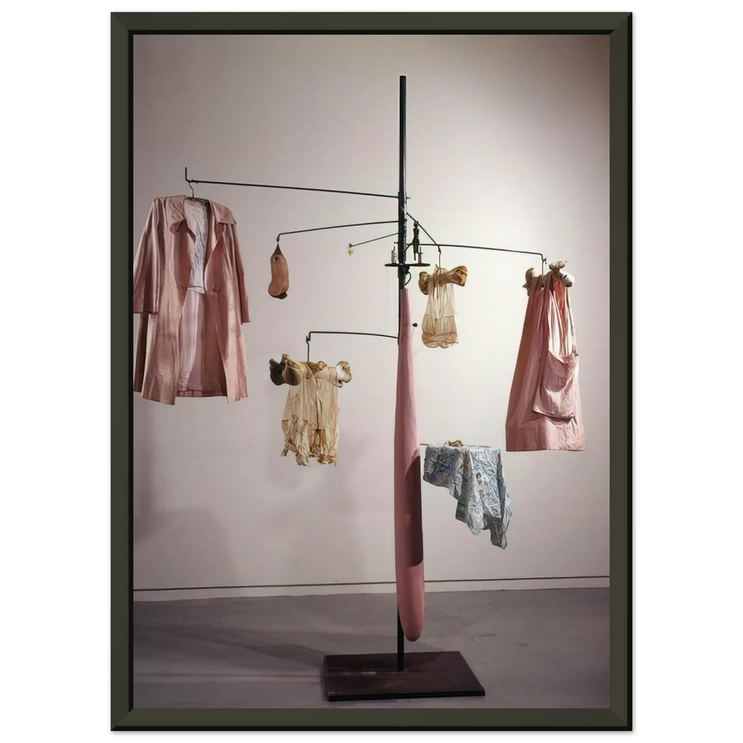 Louise Bourgeois PINK DAYS AND BLUE DAYS 1997 Framed Art Print - Aluminum Frame - 40x50 cm / 16x20 inches