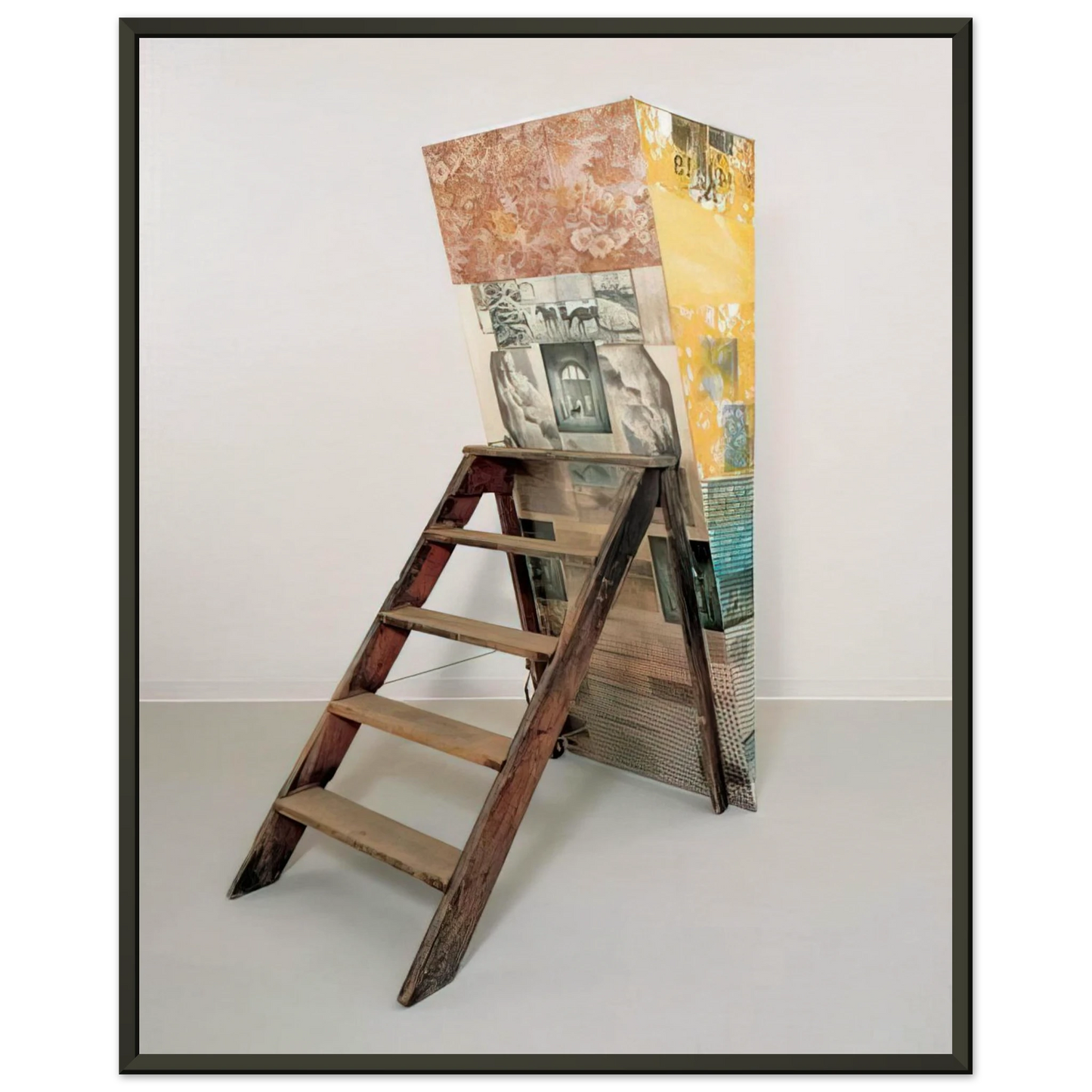 Robert Rauschenberg PATRICIAN BARNACLE SCALE 1981 Framed Art Print - Aluminum Frame - 70x100 cm / 28x40 inches