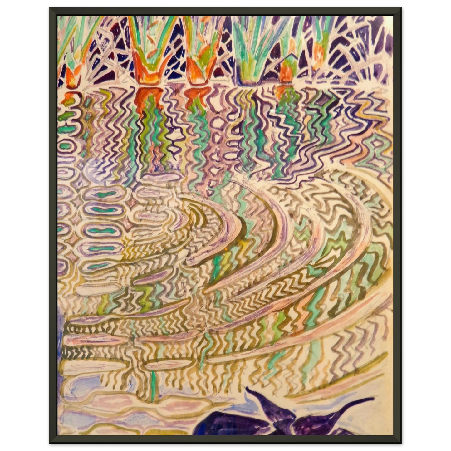 Walter Inglis Anderson Walter Anderson Framed Art Print - Aluminum Frame - 40x50 cm / 16x20 inches