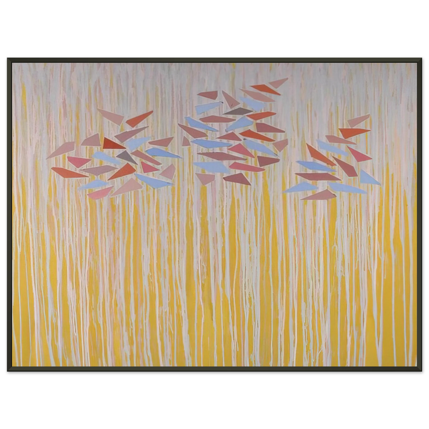 Robert Goodnough Varicolor gold 1976 Framed Art Print - Aluminum Frame - 70x100 cm / 28x40 inches