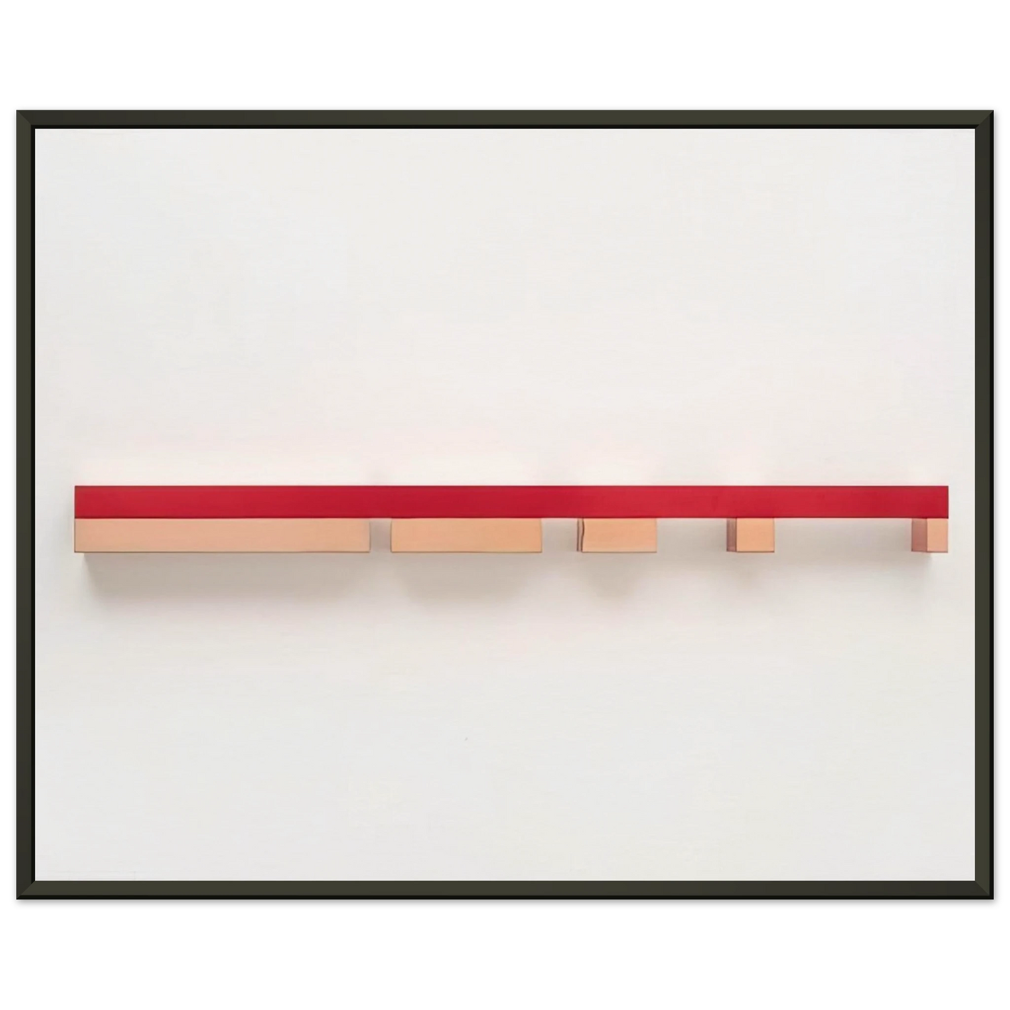 Donald Judd Untitled 7935 1979 Framed Art Print - Aluminum Frame - 70x100 cm / 28x40 inches