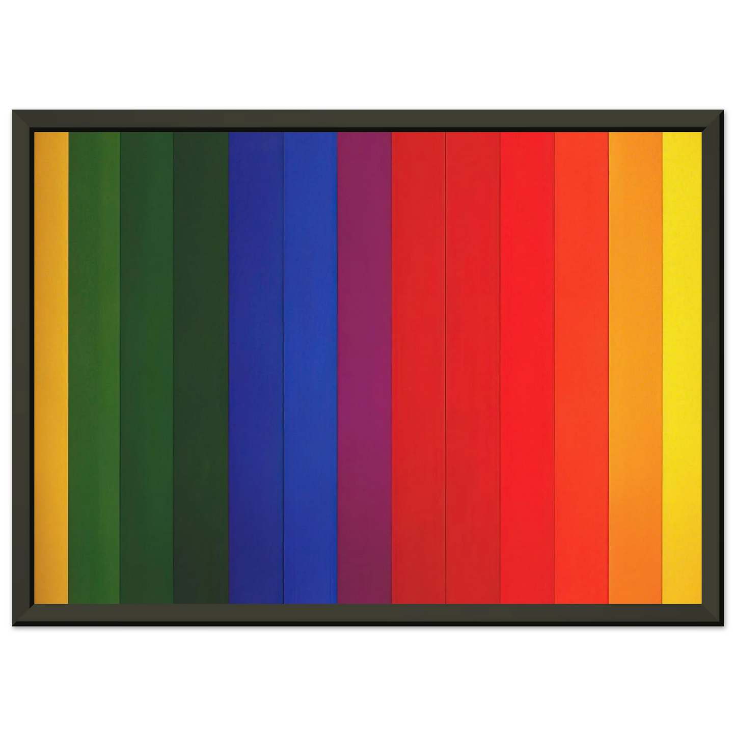 Ellsworth Kelly Spectrum III Framed Art Print - Aluminum Frame - 40x50 cm / 16x20 inches