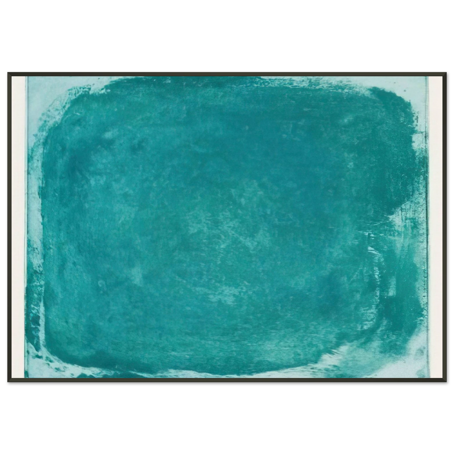 Gotthard Graubner UNTITLED 1992 Framed Art Print - Aluminum Frame - 21x29.7 cm / 8x12"
