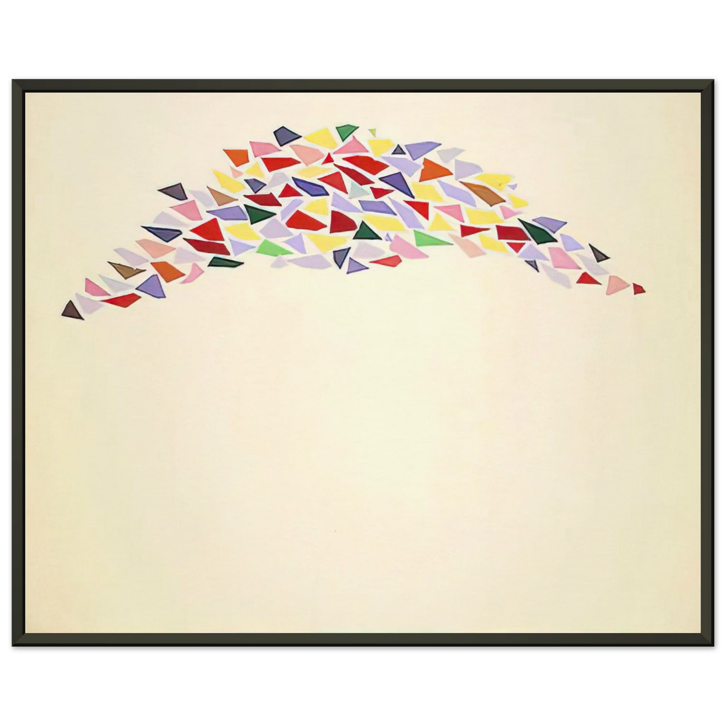 Robert Goodnough Texas Arch I PostPainterly Abstraction Framed Art Print - Aluminum Frame - 40x50 cm / 16x20 inches