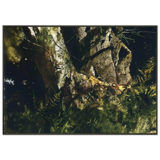 Andrew Wyeth  VIRGIN BIRCH 1982 Framed Art Print  - Aluminum Frame - 21x29.7 cm / 8x12"