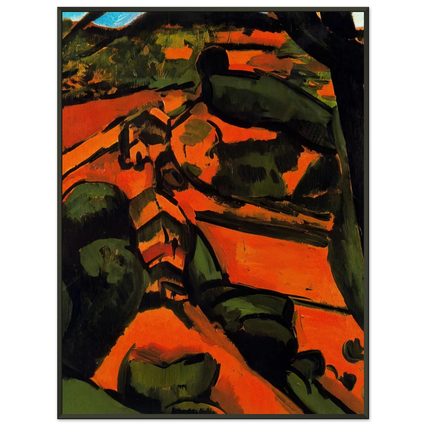 Andre Derain UNTITLED Framed Art Print - Aluminum Frame - 60x80 cm / 24x32 inches