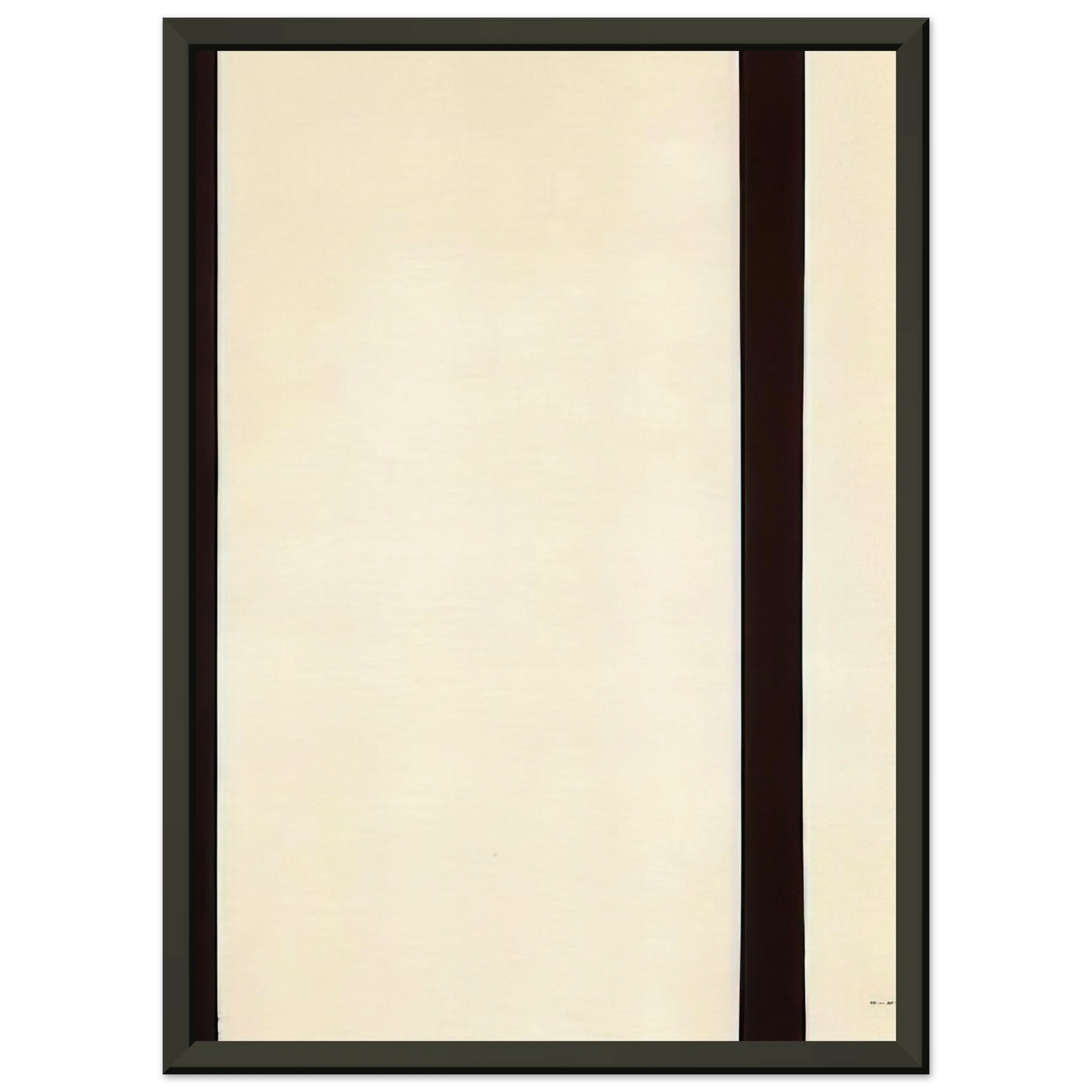Barnett Newman The Station of the Cross Eighth Station Framed Art Print - Aluminum Frame - 60x80 cm / 24x32 inches