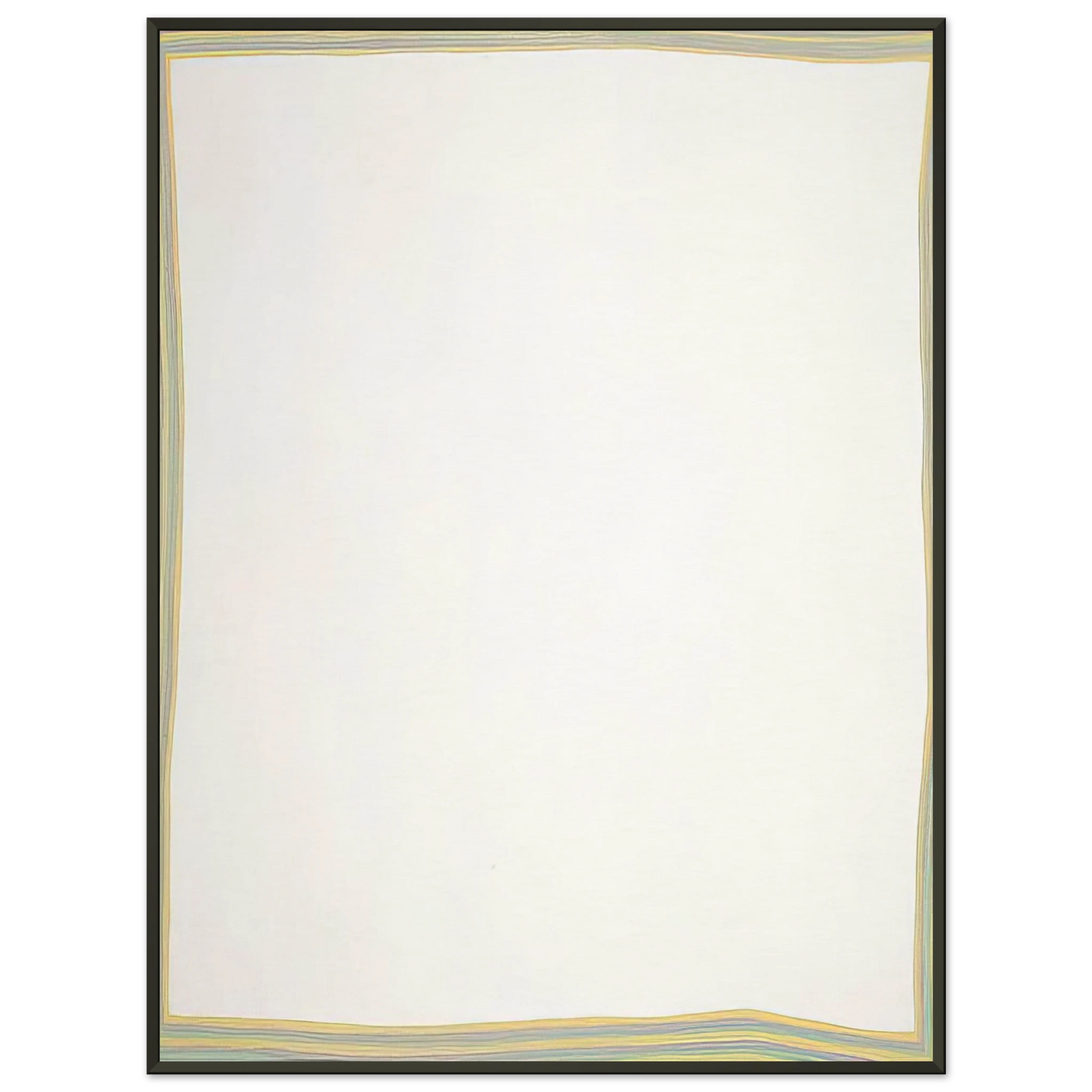 Gene Davis  Meandering  1979 Framed Art Print  - Aluminum Frame - 60x80 cm / 24x32 inches
