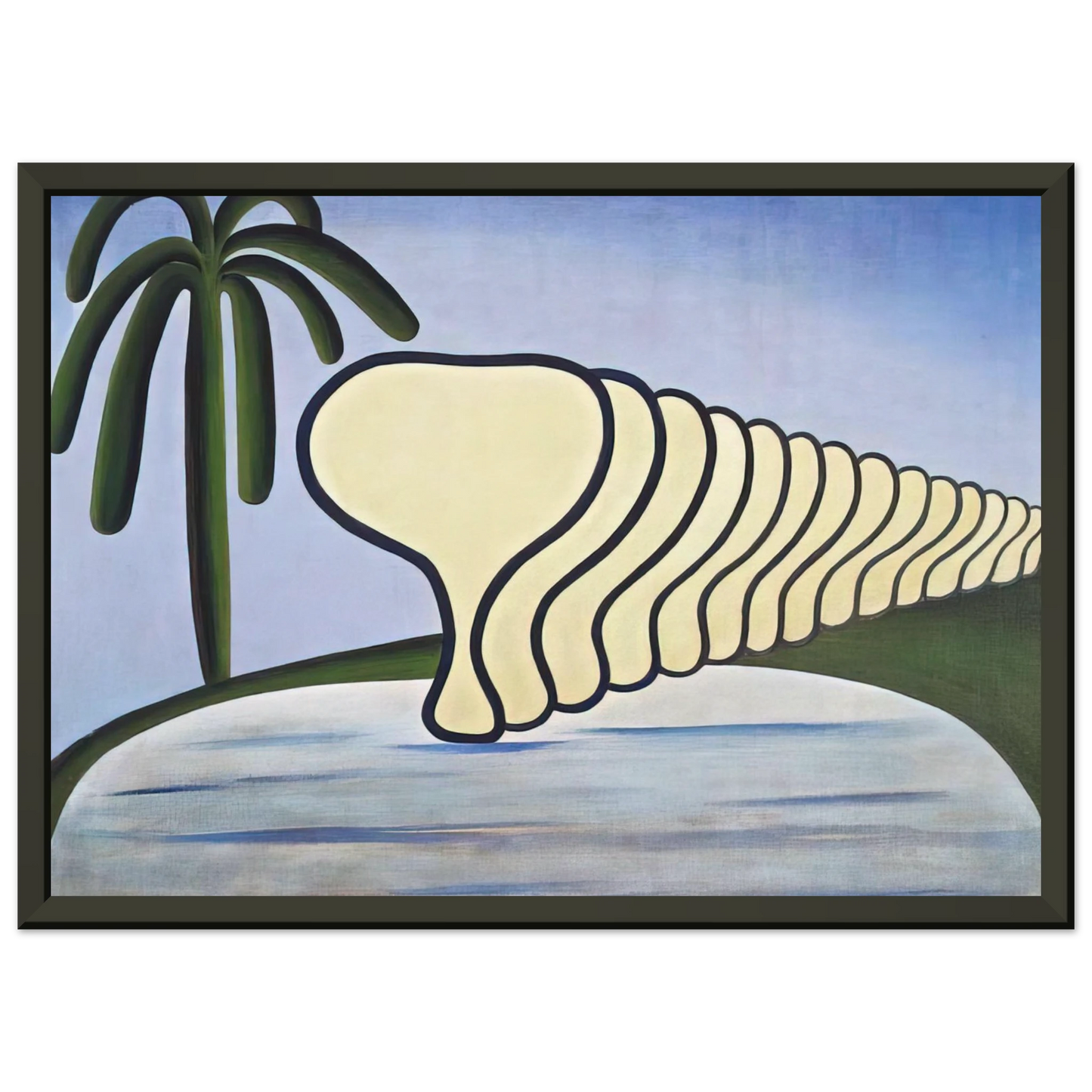 Tarsila do Amaral Sleep Framed Art Print - Aluminum Frame - 60x80 cm / 24x32 inches