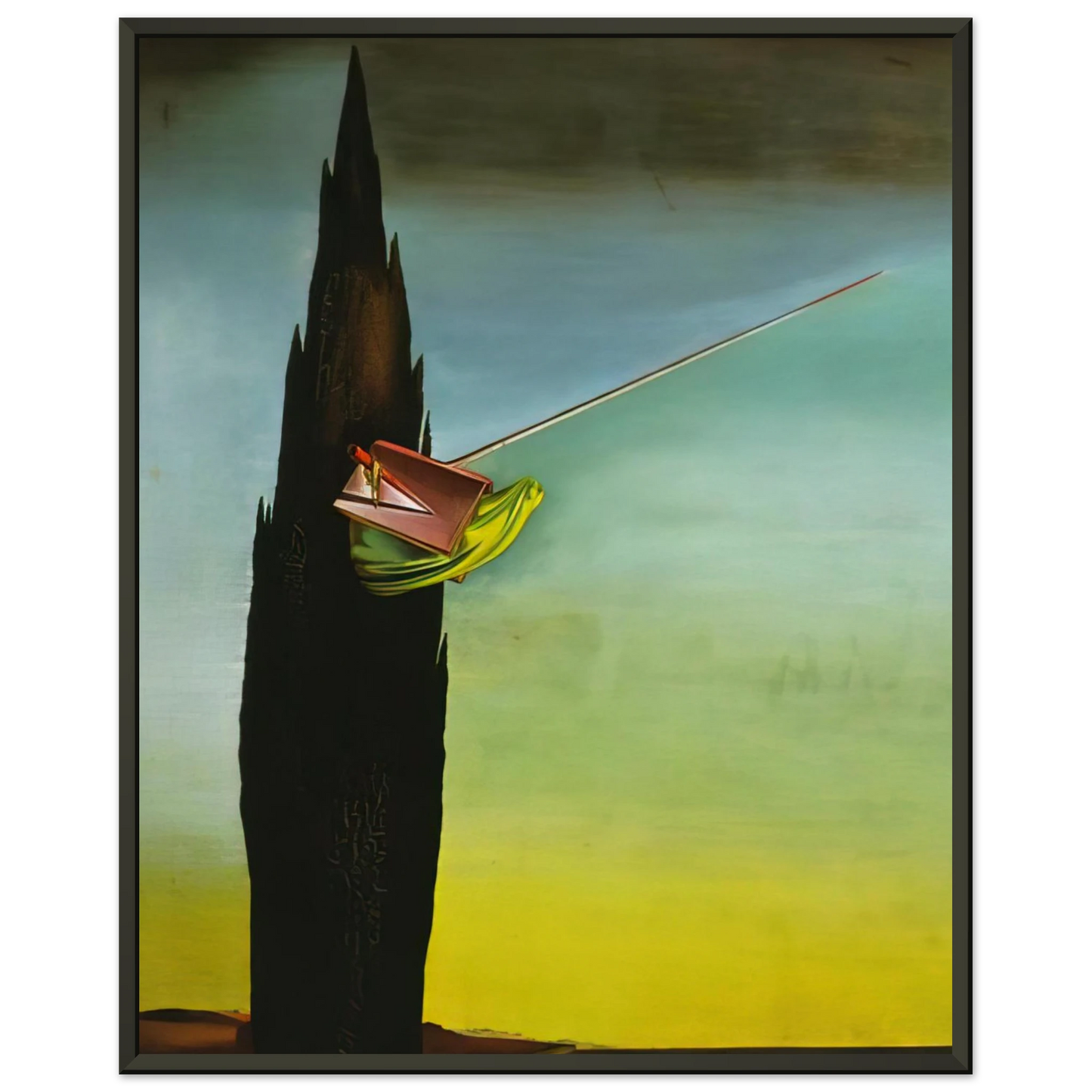 Salvador Dali SURREALIST ESSAY Framed Art Print - Aluminum Frame - 60x80 cm / 24x32 inches