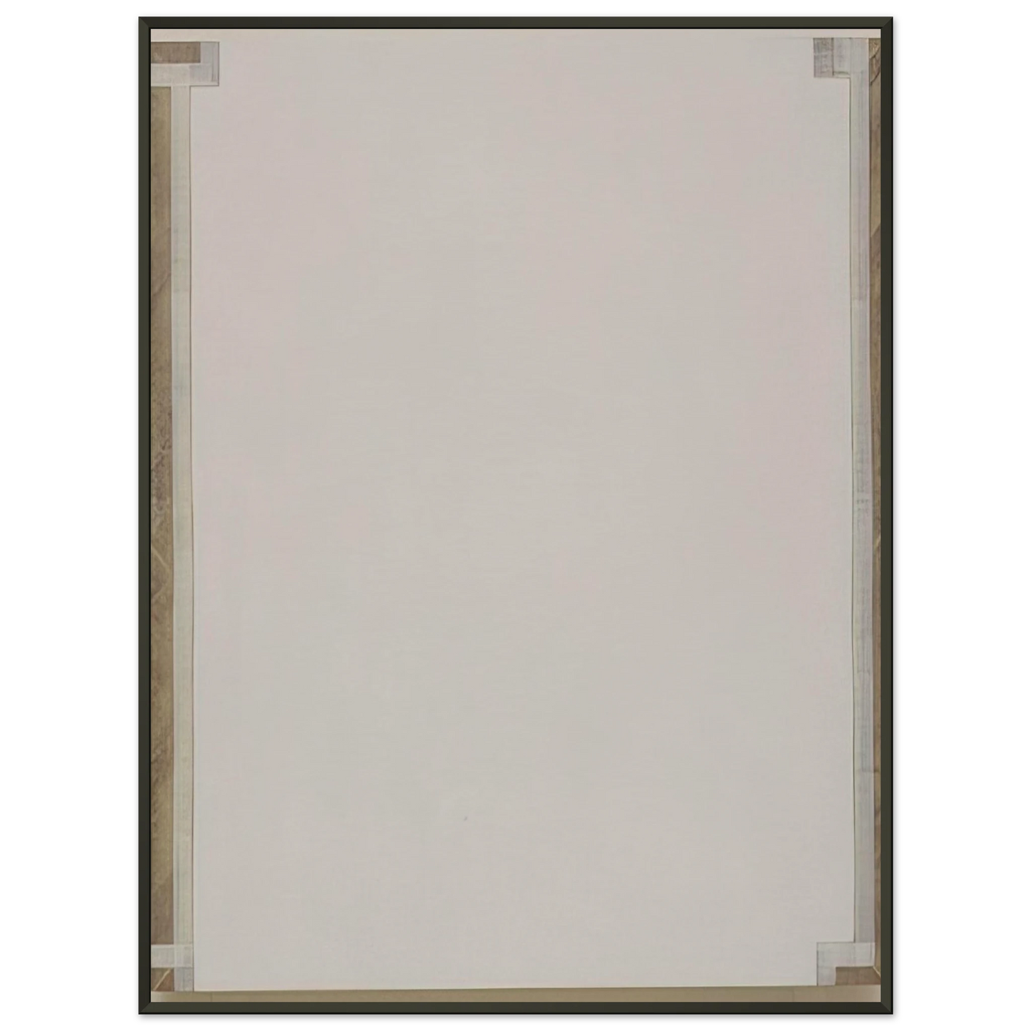 Robert Ryman Record 1983 Framed Art Print - Aluminum Frame - 70x100 cm / 28x40 inches