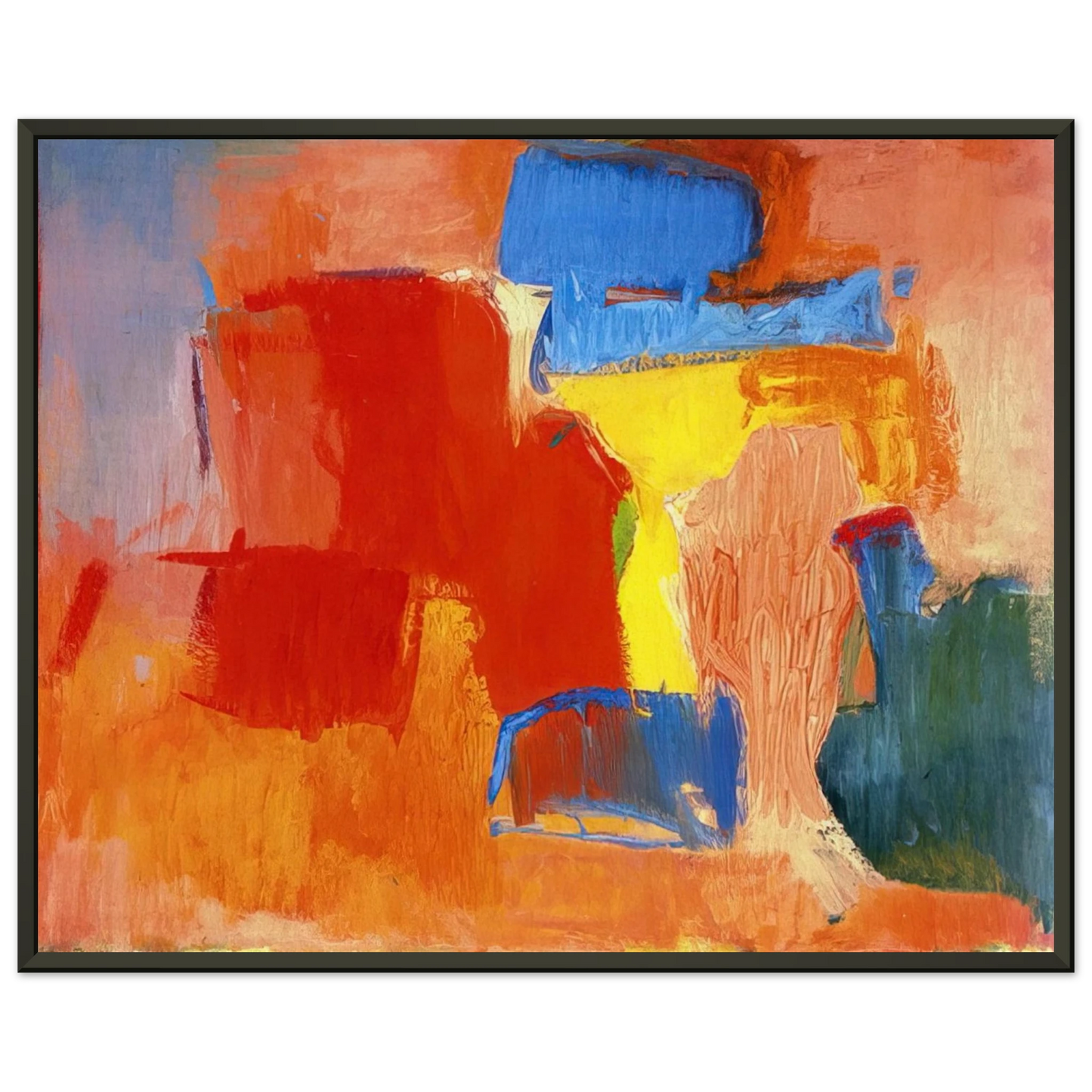Esteban Vicente UNTITLED 1959 Framed Art Print - Aluminum Frame - 70x100 cm / 28x40 inches