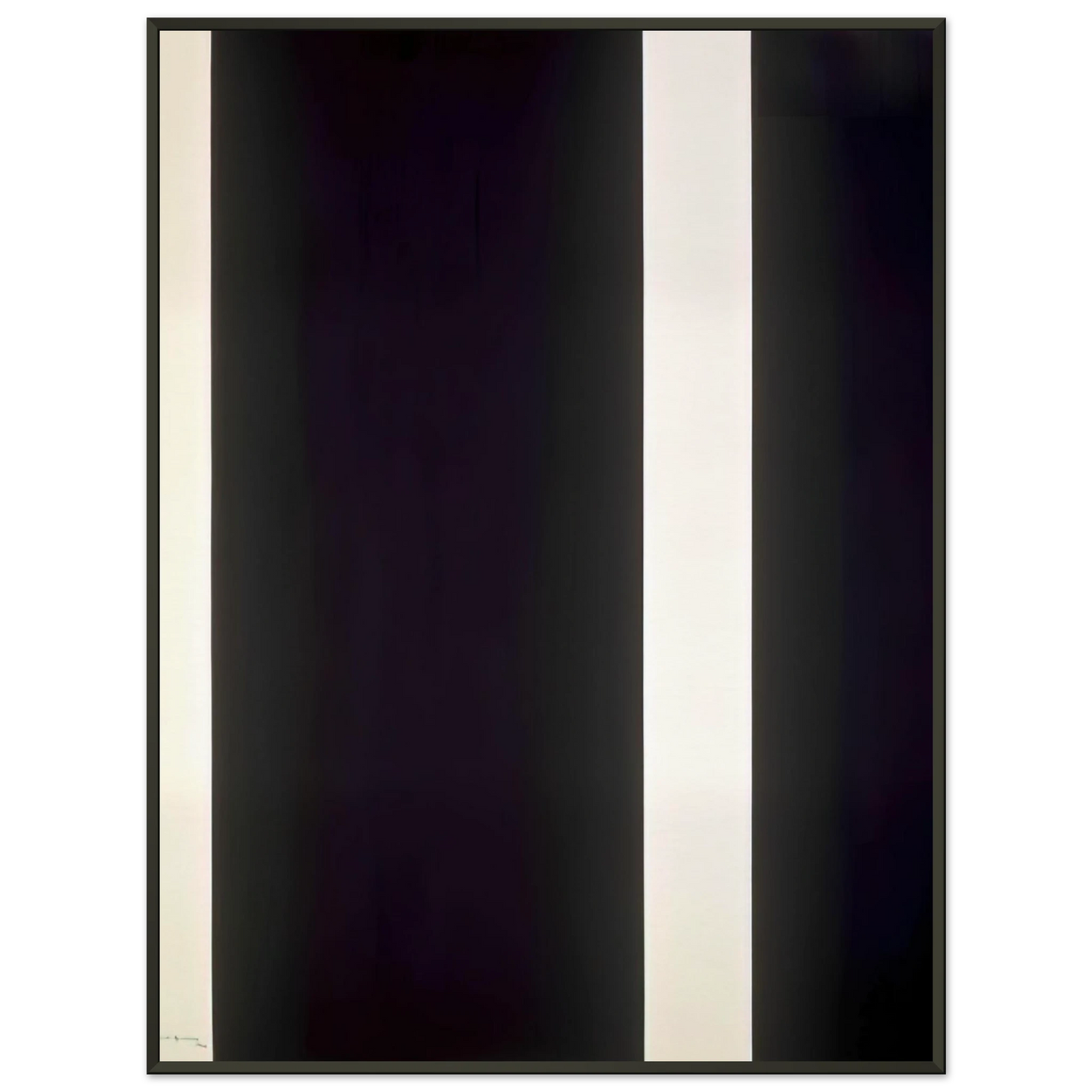 Barnett Newman The Station of the Cross Thirteenth station Framed Art Print - Aluminum Frame - 40x50 cm / 16x20 inches