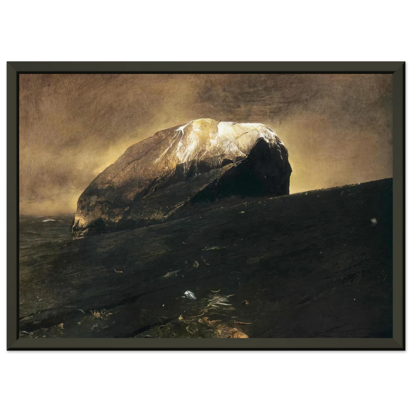 Andrew Wyeth NOT DETECTED 42 Framed Art Print - Aluminum Frame - 60x80 cm / 24x32 inches