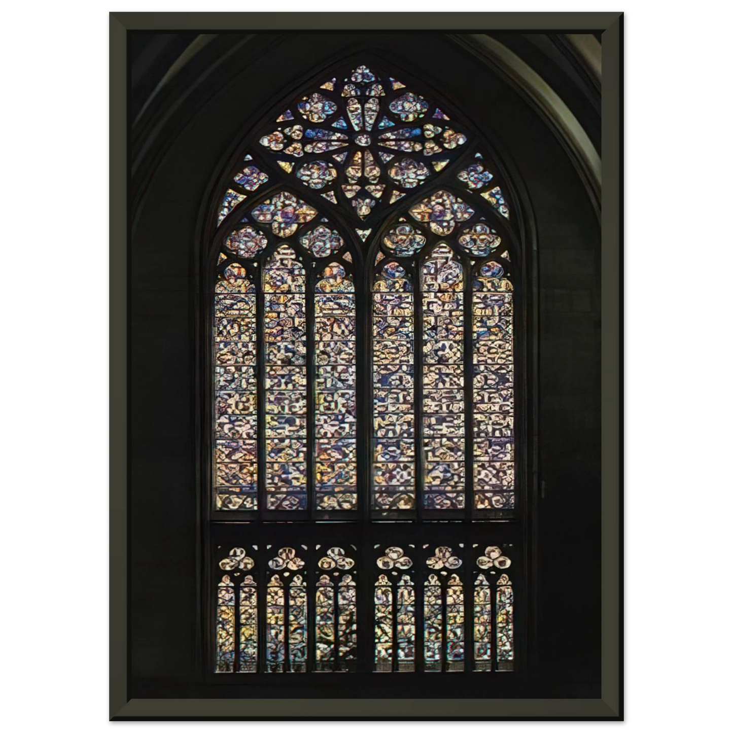 Gerhard Richter COLOGNE CATHEDRAL WINDOW 2007 Framed Art Print - Aluminum Frame - 60x80 cm / 24x32 inches