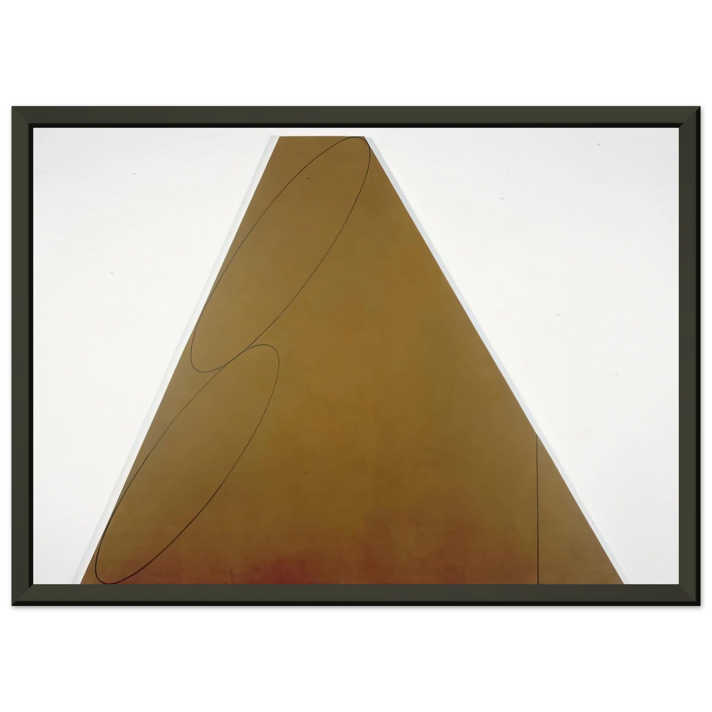 Robert Mangold PLANE FIGURE III 1992 Framed Art Print - Aluminum Frame - 60x80 cm / 24x32 inches