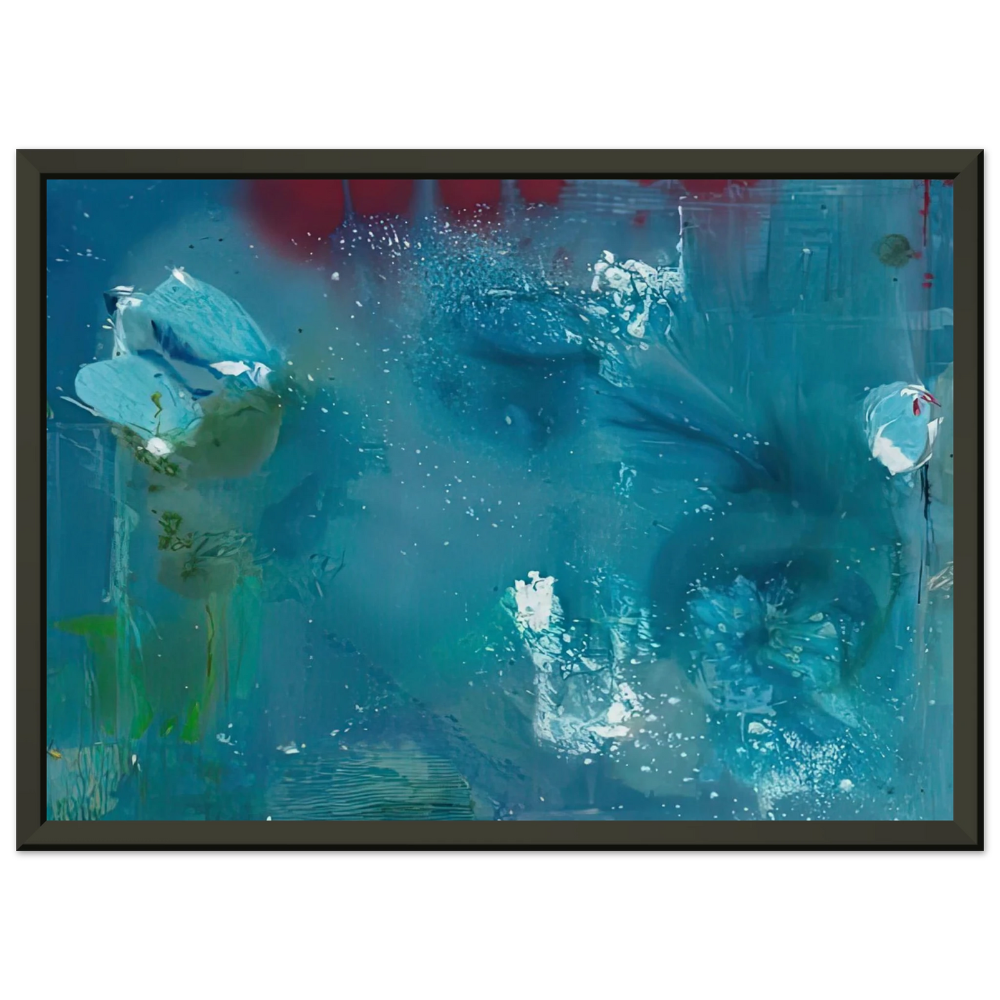 Helen Frankenthaler Stella Polaris 1990 Framed Art Print - Aluminum Frame - 40x50 cm / 16x20 inches