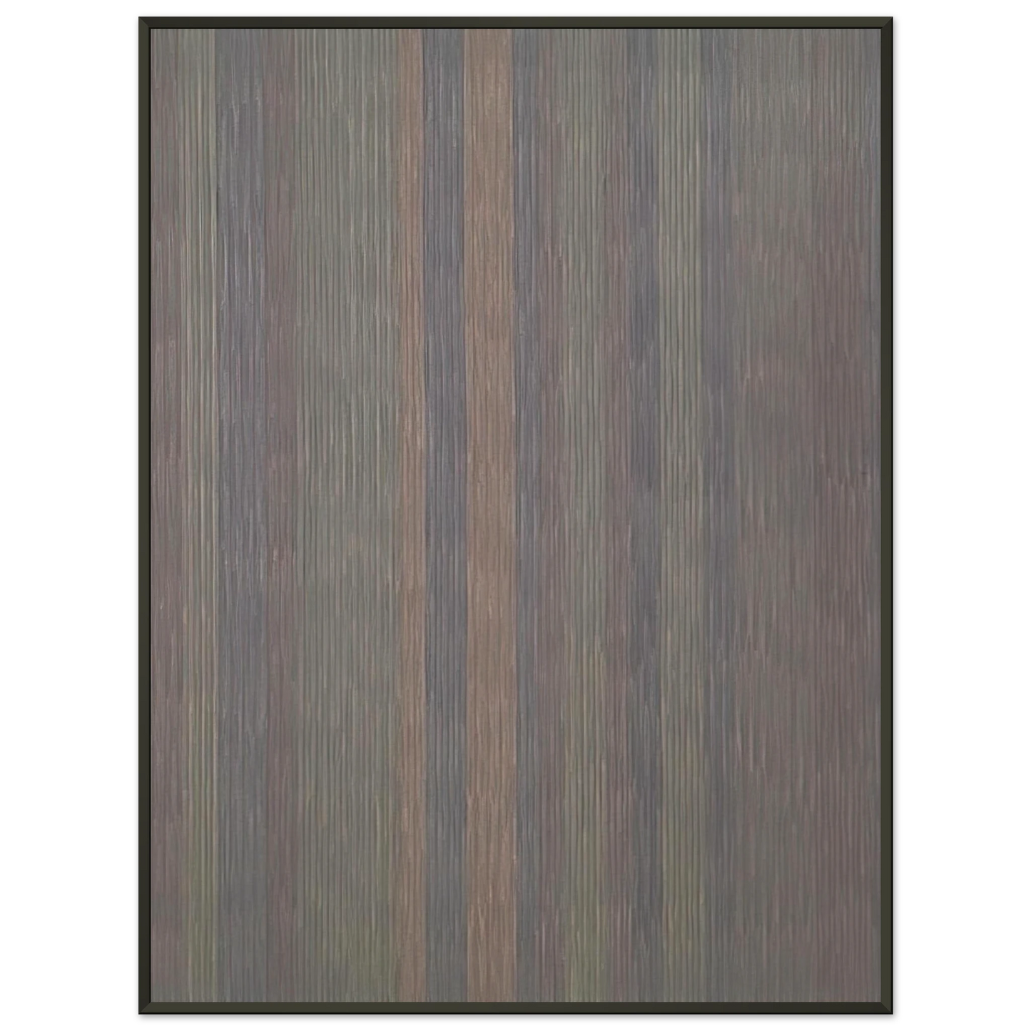 Gene Davis  Pocahontas  1978 Framed Art Print  - Aluminum Frame - 70x100 cm / 28x40 inches
