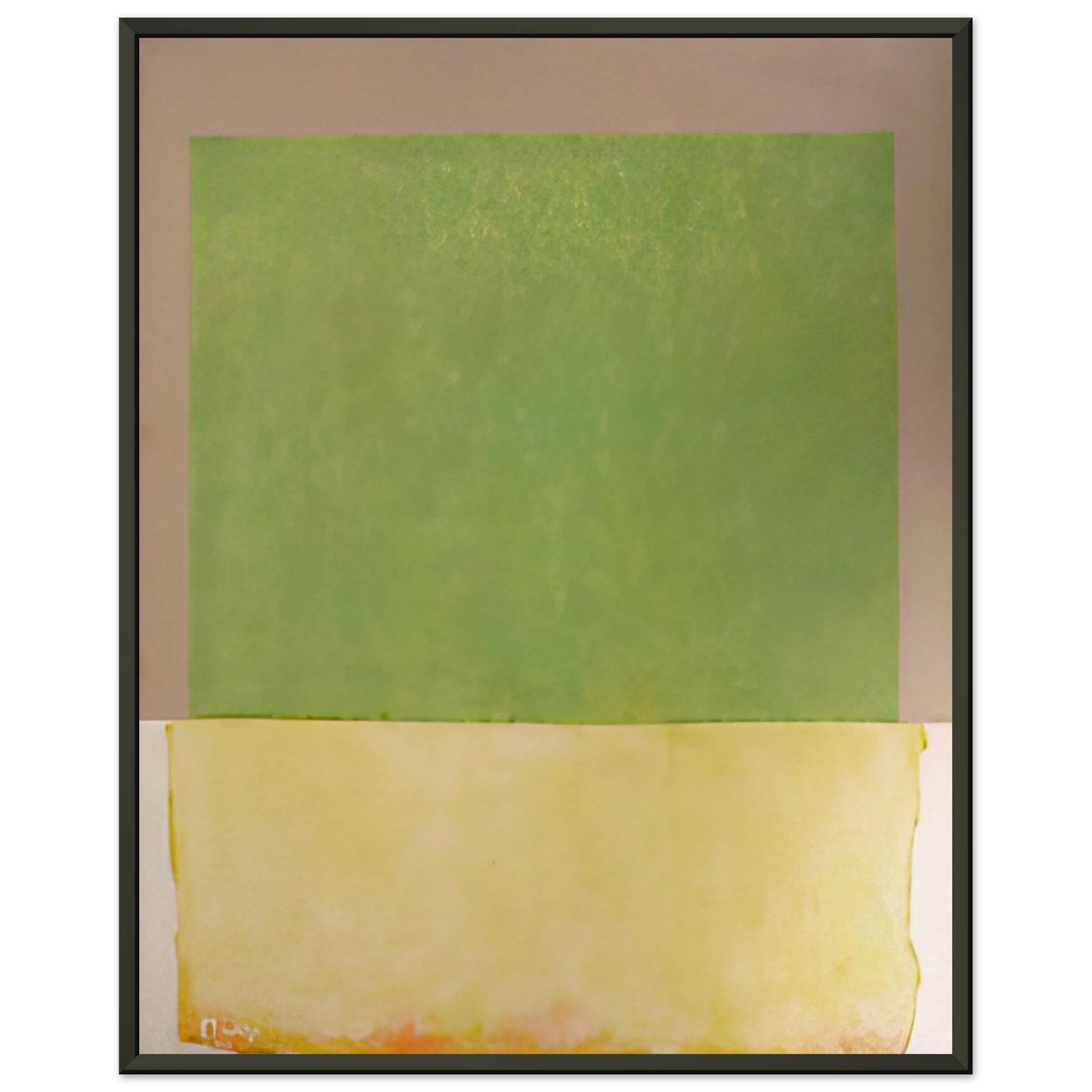 Theodoros Stamos Sunbox 1966 Framed Art Print - Aluminum Frame - 70x100 cm / 28x40 inches