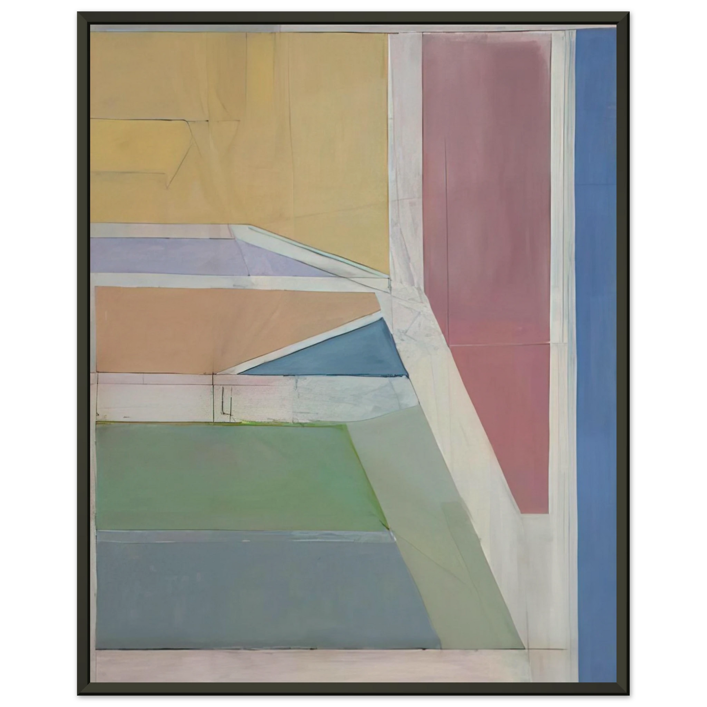 Richard Diebenkorn Ocean Park 27 Framed Art Print - Aluminum Frame - 70x100 cm / 28x40 inches