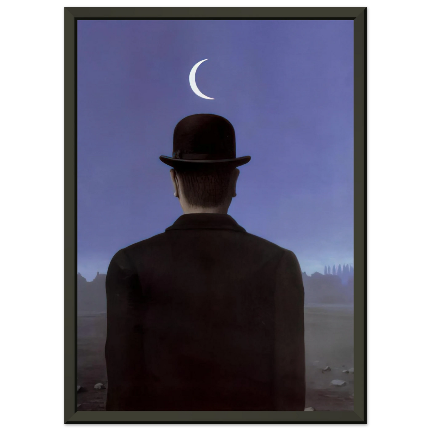 Rene Magritte THE SCHOOLMASTER 1954 Framed Art Print - Aluminum Frame - 60x80 cm / 24x32 inches