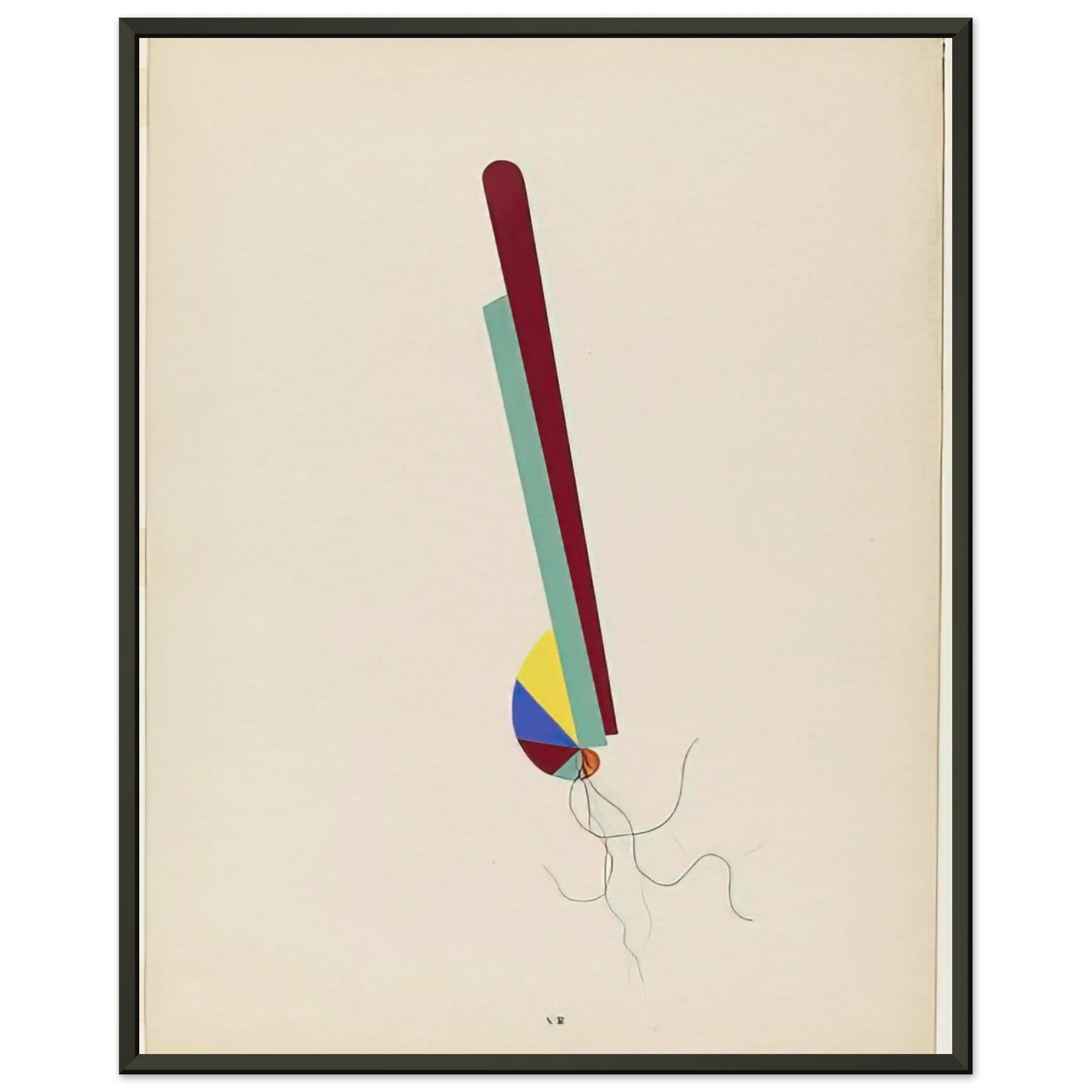 Man Ray YOUNG GIRL JEUNE FILLE FROM THE PORTFOLIO REVOLVING DOORS 1926 Framed Art Print - Aluminum Frame - 60x80 cm / 24x32 inches