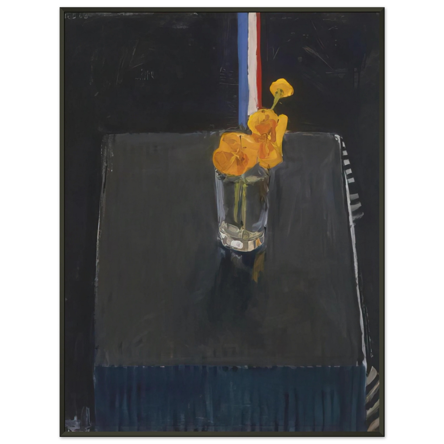Richard Diebenkorn Poppies Framed Art Print - Aluminum Frame - 40x50 cm / 16x20 inches