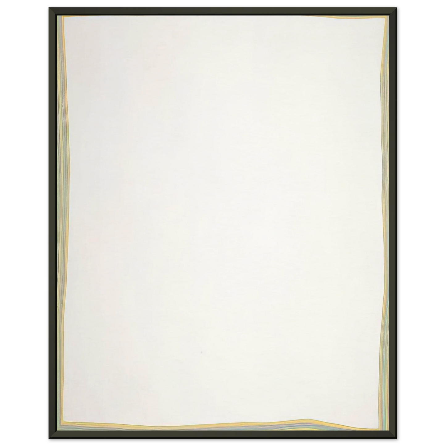 Gene Davis  Meandering  1979 Framed Art Print  - Aluminum Frame - 70x100 cm / 28x40 inches
