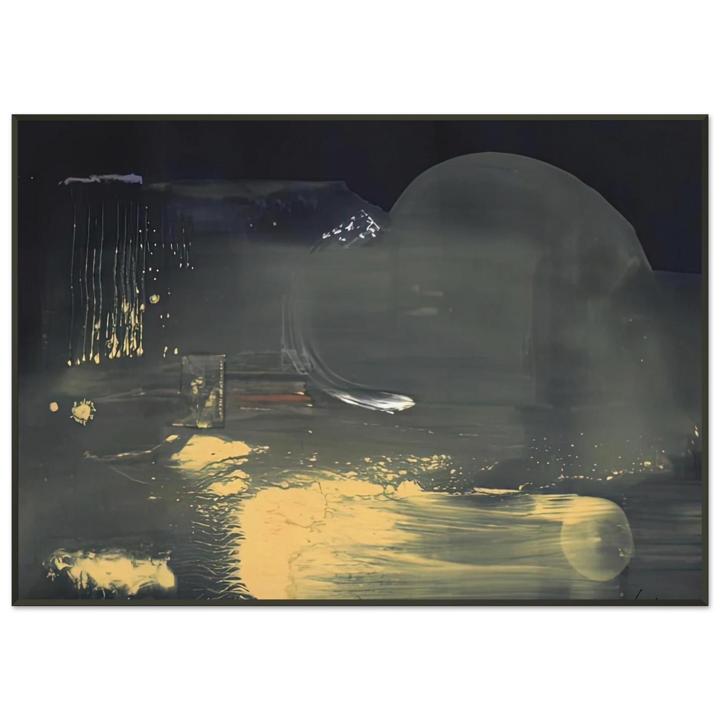 Helen Frankenthaler Spellbound 1991 Framed Art Print - Aluminum Frame - 21x29.7 cm / 8x12"