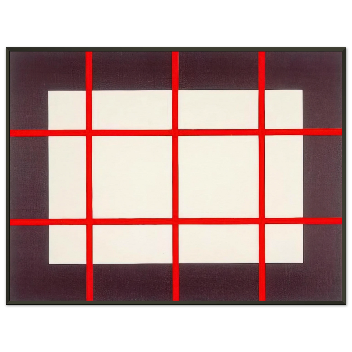 Donald Judd Untitled from Artists Against Torture Portfolio 1993 Framed Art Print - Aluminum Frame - 40x50 cm / 16x20 inches