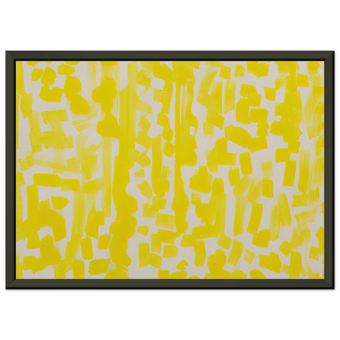 Ad Reinhardt Yellow Painting 1949 Framed Art Print - Aluminum Frame - 60x80 cm / 24x32 inches