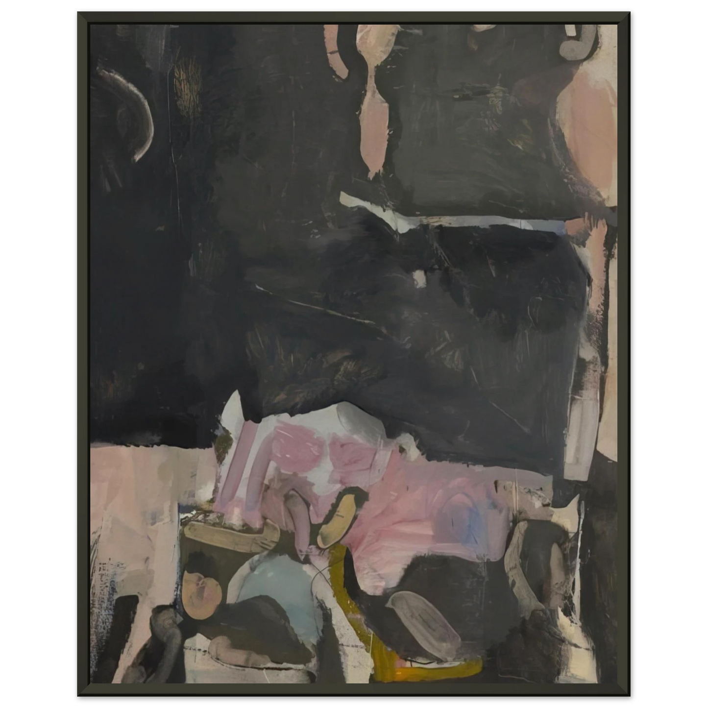 Richard Diebenkorn Berkeley 7 Framed Art Print - Aluminum Frame - 60x80 cm / 24x32 inches