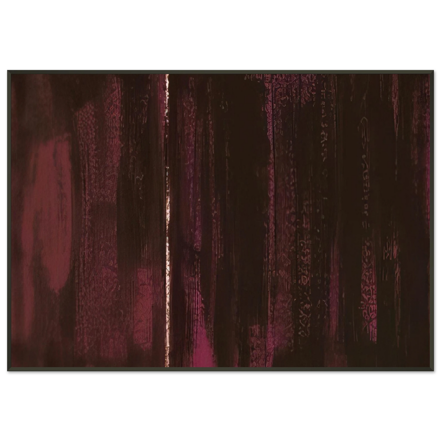 Barnett Newman Untitled 2 Framed Art Print - Aluminum Frame - 21x29.7 cm / 8x12"