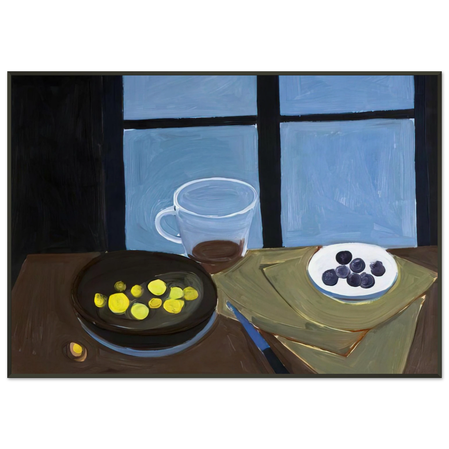 William Scott Still Life 1949 Framed Art Print - Aluminum Frame - 21x29.7 cm / 8x12"