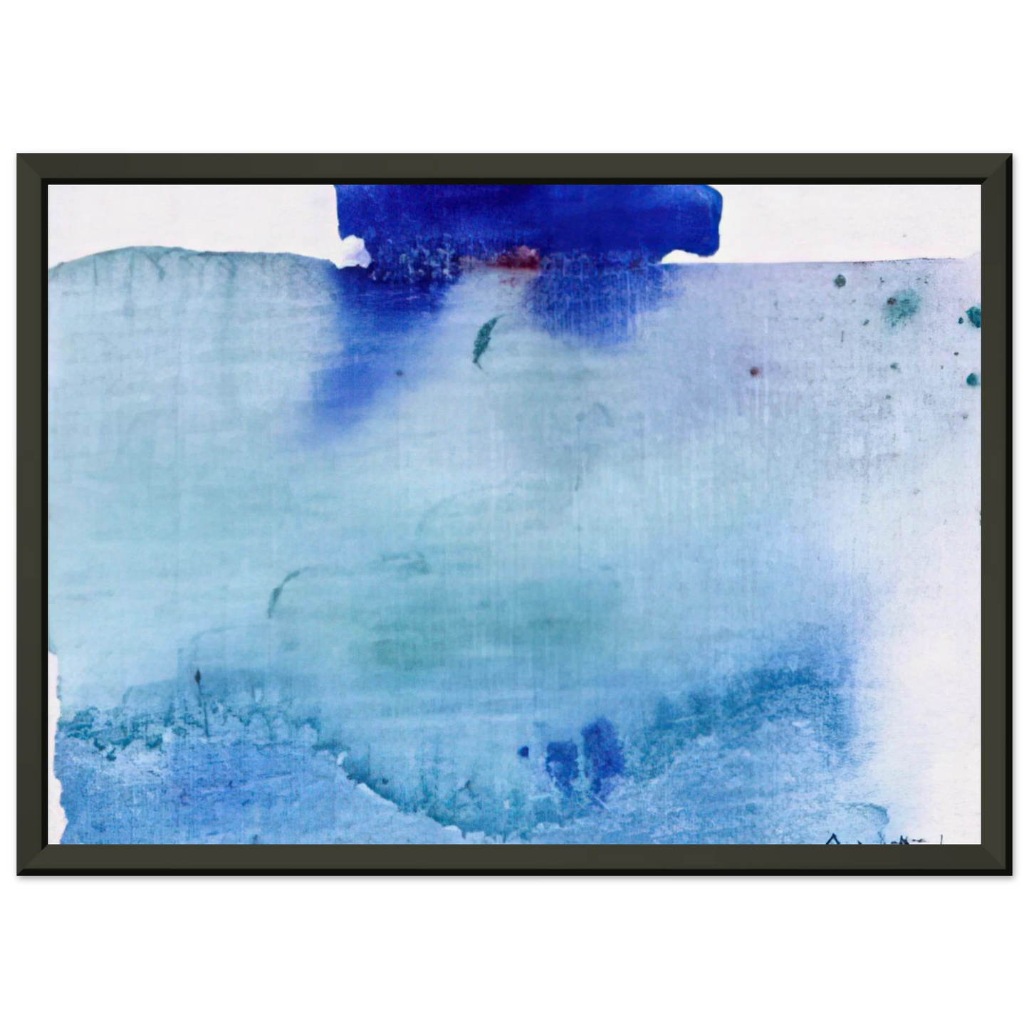 Helen Frankenthaler Untitled 1982 Framed Art Print - Aluminum Frame - 60x80 cm / 24x32 inches